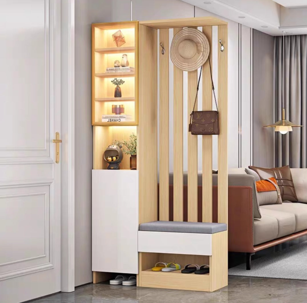 GY-2187 實木玄關櫃屏風櫃隔斷櫃鞋櫃